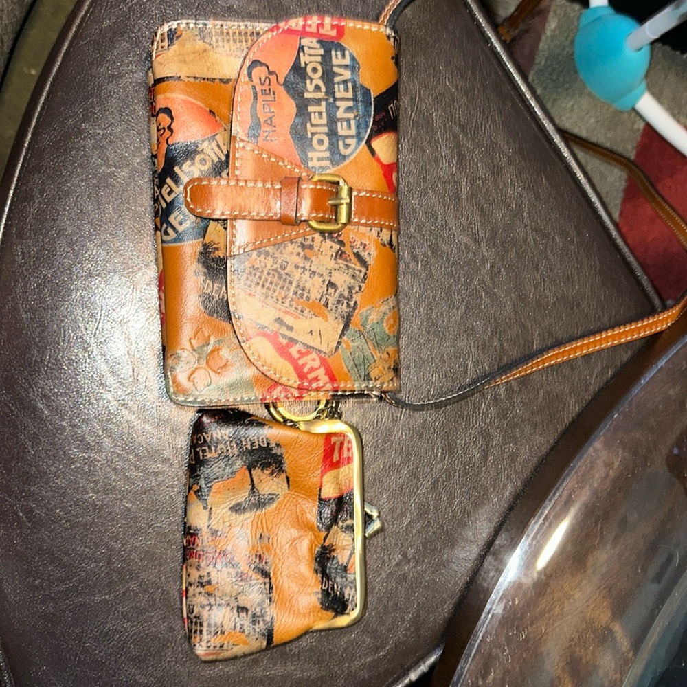 Patricia Nash coin purse and cross body